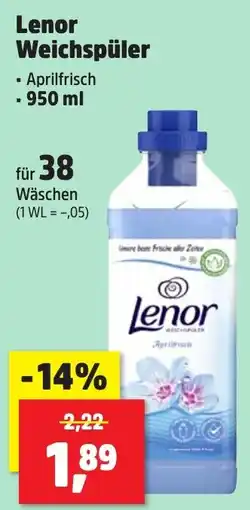 Thomas Philipps Lenor Weichspüler Angebot