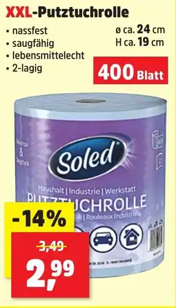 Thomas Philipps Soled XXL-Putztuchrolle Angebot