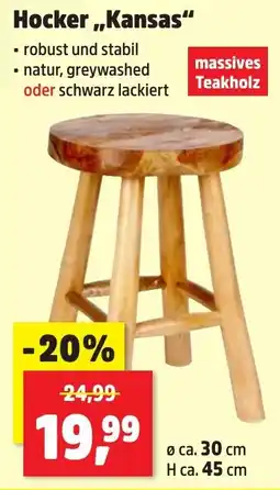 Thomas Philipps Hocker,,Kansas Angebot