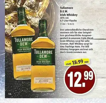 Markant Tullamore D.e.w Irish Whiskey Angebot