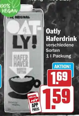 Hit Oatly Haferdrink Angebot