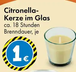 TEDi Citronella- Kerze im Glas Angebot