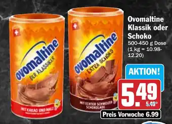 Hit Ovomaltine Klassik oder Schoko Angebot