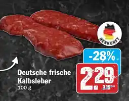 Hit Deutsche frische Kalbsleber Angebot
