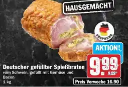 Hit Deutscher gefüllter Spießbraten Angebot