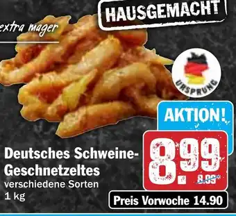 Hit Deutsches Schweine- Geschnetzeltes Angebot