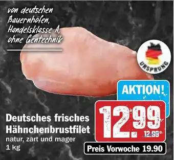 Hit Deutsches frisches Hähnchenbrustfilet Angebot
