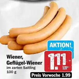 Hit Wiener, Geflügel-Wiener Angebot