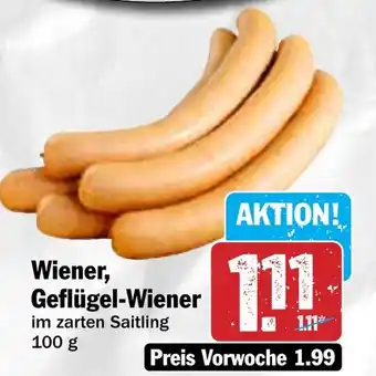 Hit Wiener, Geflügel-Wiener Angebot