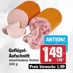 Hit Geflügel- Aufschnitt Angebot