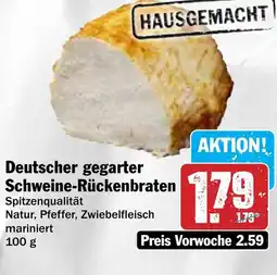 Hit Deutscher gegarter Schweine-Rückenbraten Angebot
