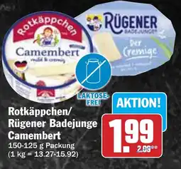 Hit Rotkäppchen/ Rügener Badejunge Camembert Angebot