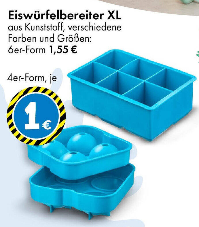 Eiswürfelbereiter XL Angebot bei TEDi €1,00