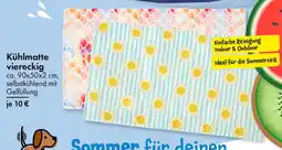 TEDi Kühlmatte viereckig Angebot