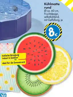 TEDi Kühlmatte rund Angebot