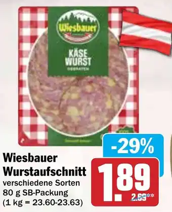 Hit Wiesbauer Wurstaufschnitt Angebot