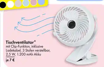 TEDi Tischventilator Angebot
