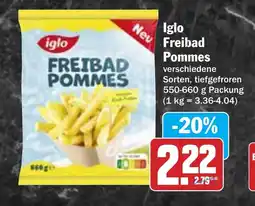 Hit Iglo Freibad Pommes Angebot