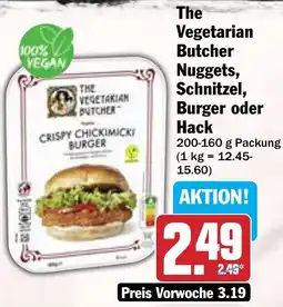 Hit The Vegetarian Butcher Nuggets, Schnitzel, Burger oder Hack Angebot