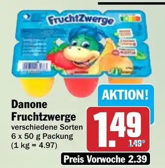 Hit Danone Fruchtzwerge Angebot