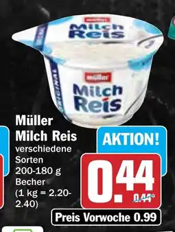 Hit Müller Milch Reis Angebot