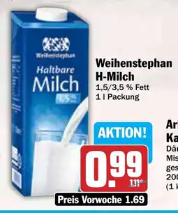 Hit Weihenstephan H-Milch Angebot