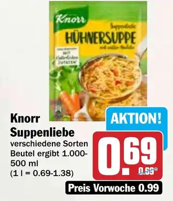 Hit Knorr Suppenliebe Angebot