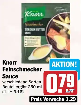 Hit Knorr Feinschmecker Sauce Angebot