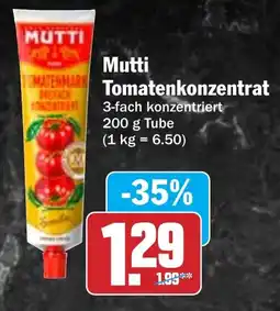 Hit Mutti Tomatenkonzentrat Angebot