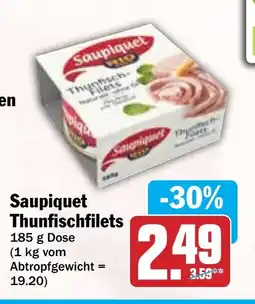 Hit Saupiquet Thunfischfilets Angebot