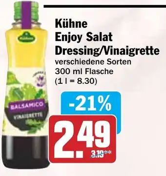 Hit Kühne Enjoy Salat Dressing/Vinaigrette Angebot