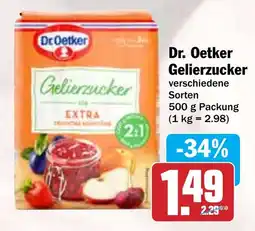 Hit Dr. Oetker Gelierzucker Angebot