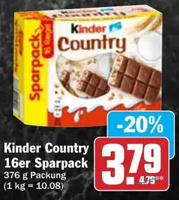 Hit Kinder Country 16er Sparpack Angebot