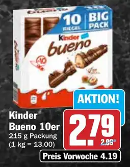 Hit Kinder Bueno 10er Angebot