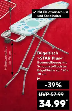 Kaufland Vileda Bügeltisch Star Plus Angebot