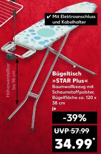 Kaufland Vileda Bügeltisch Star Plus Angebot
