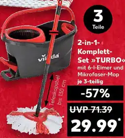 Kaufland Vileda 2-in-1- Komplett Set Turbo Angebot