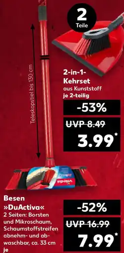 Kaufland Vileda Besen DuActiva Angebot