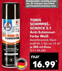 Kaufland TONIS SCHIMMEL SCHOCK 5.1 Anti-Schimmelfarbe Weiß Angebot