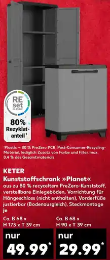 Kaufland KETER Kunststoffschrank Planet Angebot