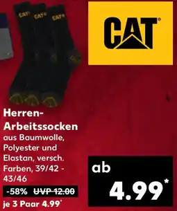 Kaufland CAT Herren Arbeitssocken Angebot