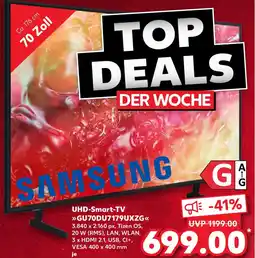 Kaufland Samsung UHD-Smart-TV GU70DU7179UXZG Angebot