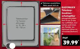 Kaufland EASYMAXX Teleskop Insektenschutzgitter Angebot