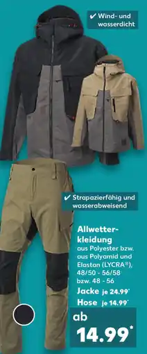Kaufland Allwetterkleidung Angebot