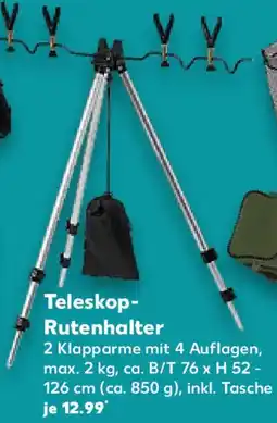Kaufland Newcential Teleskop Rutenhalter Angebot
