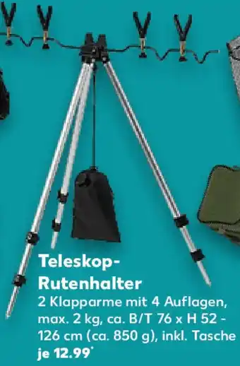 Kaufland Newcential Teleskop Rutenhalter Angebot