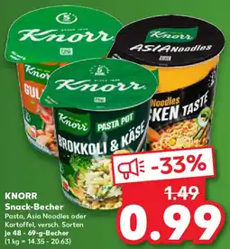 Kaufland KNORR Snack-Becher Angebot