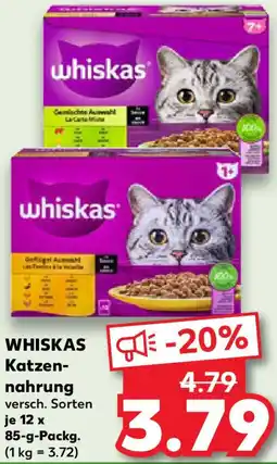 Kaufland WHISKAS Katzennahrung Angebot