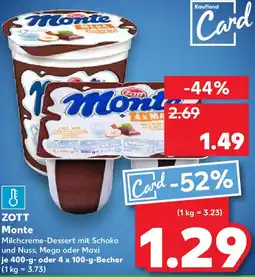 Kaufland ZOTT Monte Angebot