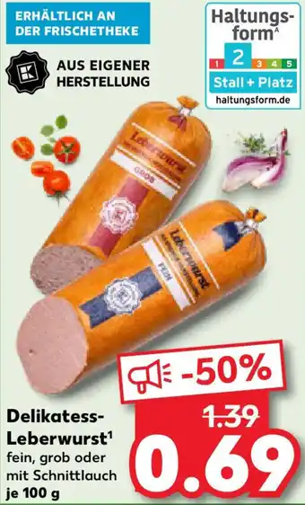 Kaufland Delikatess Leberwurst Angebot